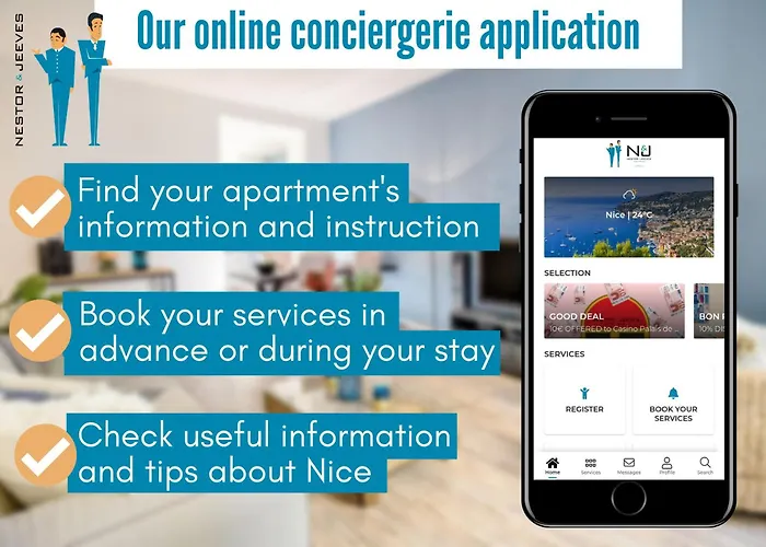 Nestor&jeeves - Jean Medecin - - Modern Apartament